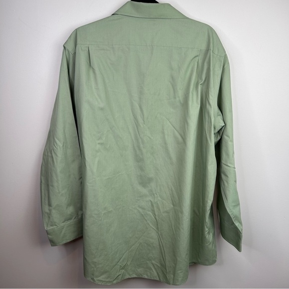 Croft & Barrow‎ green button down wrinkle resistant mens shirt - Picture 4 of 4